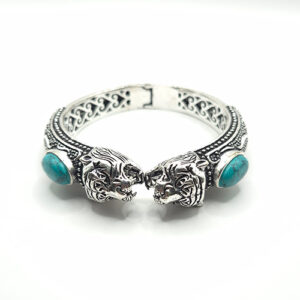 Bracelet Turquoise Têtes de Tigre